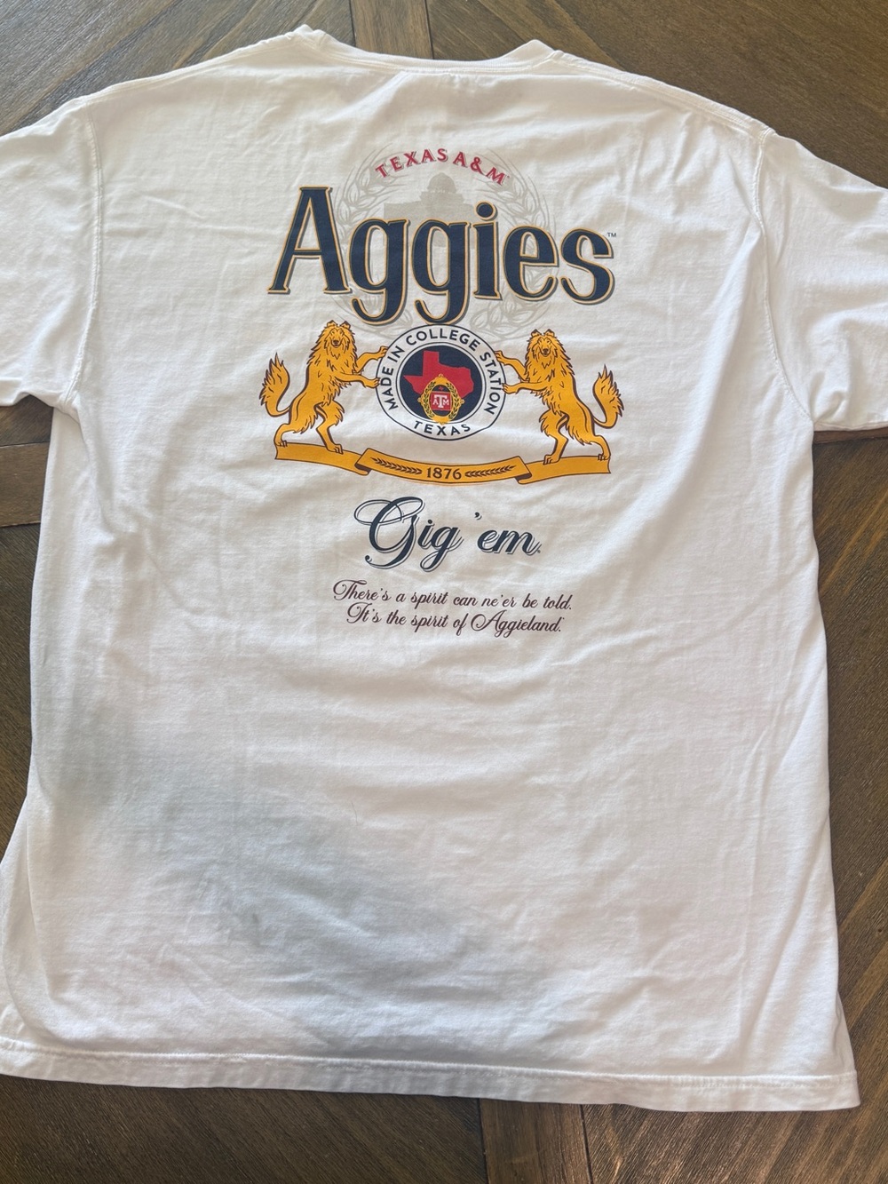 Texas A&M Lot of 5 Collegiate T-Shirts Men’s Size Medium/Large Aggies 12th Man - Picture 3 of 7